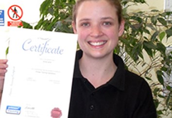 Anna Cahill gained an overall Distinction on her Legal Secretarial Diploma!