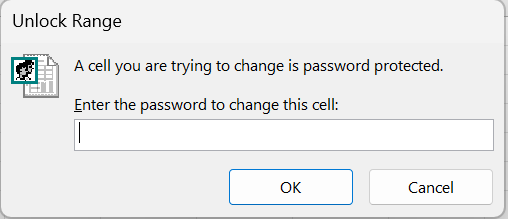Unlock Range in Excel Unlock Range in Excel