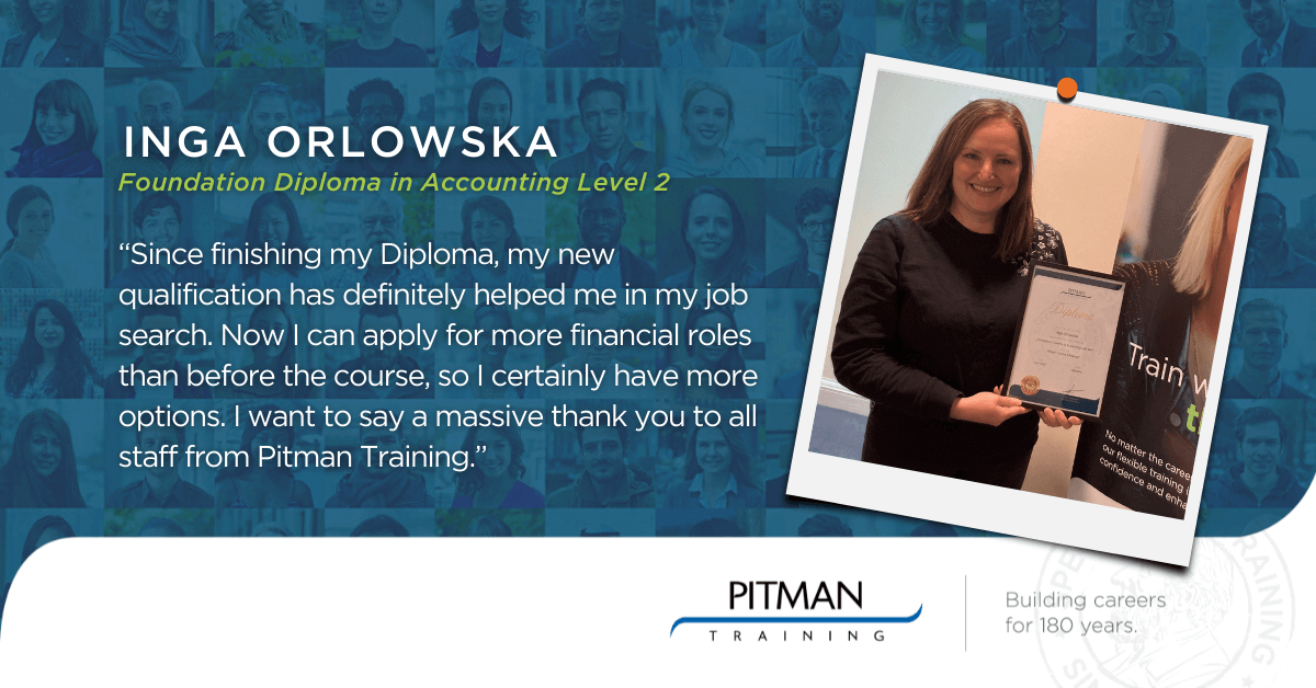Inga Orlowska, Foundation Diploma in Accounting Level 2 Inga Orlowska, Foundation Diploma in Accounting Level 2