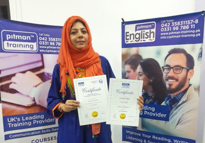 Shameela develops new skills with Pitman English