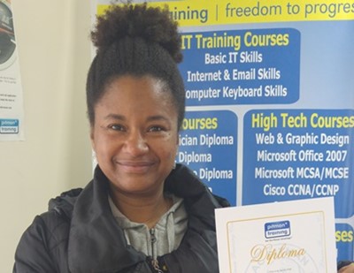 Vada studied for the Executive PA Diploma with Pitman Training