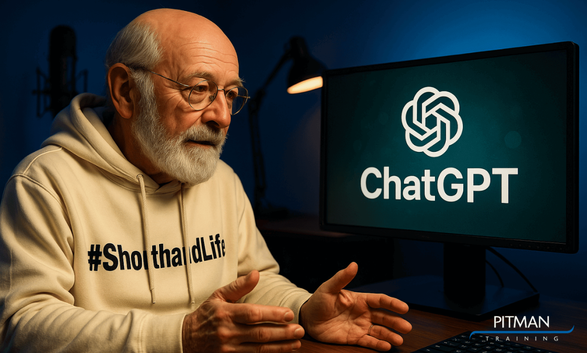 Sir Isaac Pitman Pitman Training founder using ChatGPT for CV guidance