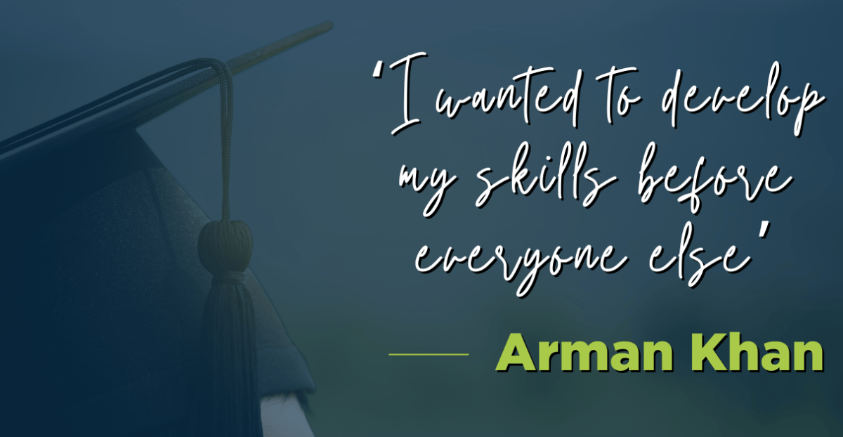 17 year old AAT student quote about developing skills early