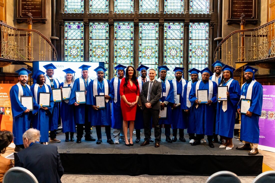 Pitman Training Newcastle graduates at the Graduation Ceremony 2025 at The Common Room